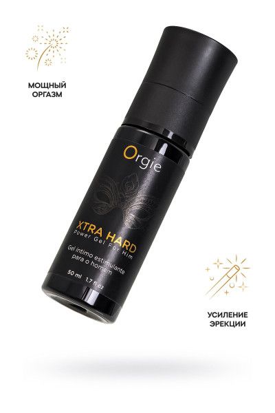 возбуждающий крем для мужчин orgie xtra hard power gel for him - 50 мл. от магазина «Зона Белья»
