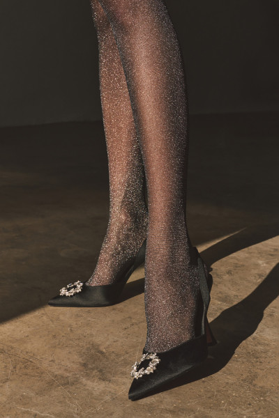 Колготки 435 Lurex 20 den Silver