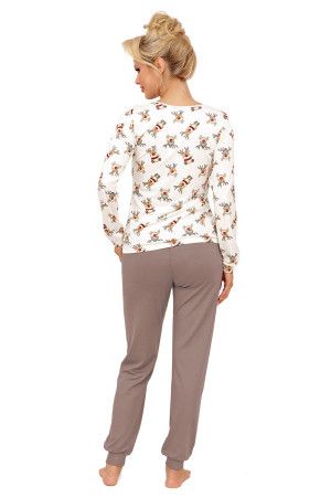 пижама reni long pyjamas beige купить по доступной цене в интернет-магазине Zonabelya.ru! 