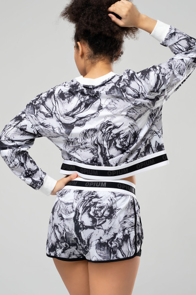 Топ MF-96 Черно-Белый