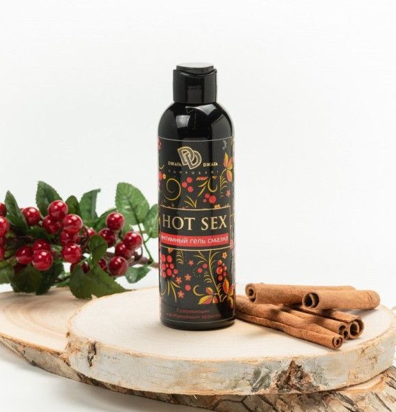 согревающий и возбуждающий интимный гель-смазка hot sex - 200 мл. от магазина «Зона Белья»