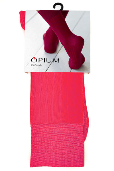 мужские носки premium "в рубчик" розовый от магазина «Зона Белья»