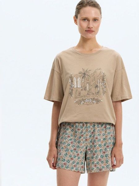 №е20195 пижама с шортами "мозаика" от магазина «Зона Белья»