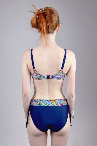 купальник fernanda multicolor-navyblue от магазина «Зона Белья»