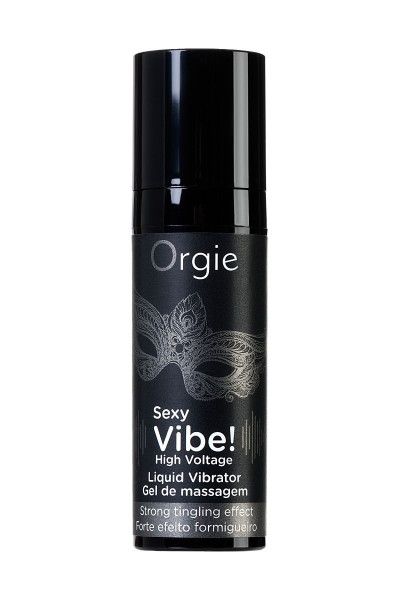 гель для массажа orgie sexy vibe high voltage с эффектом вибрации - 15 мл. от магазина «Зона Белья»