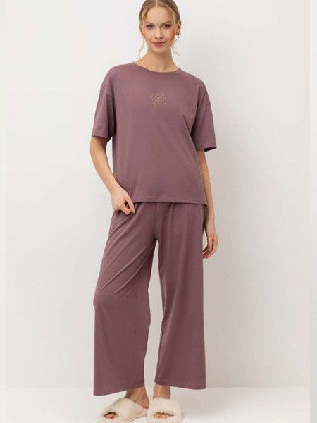 №е20183 пижама с брюками "белая фалабелла" от магазина «Зона Белья»