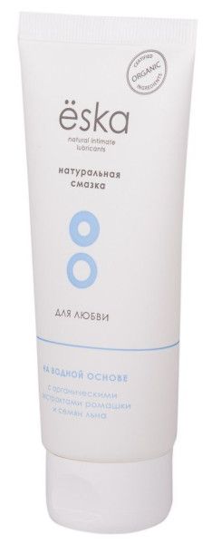 натуральный лубрикант на водной основе ёska - 75 мл. от магазина «Зона Белья»