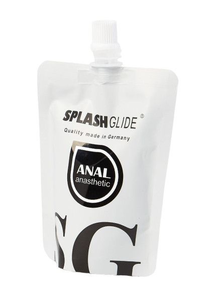 анальный лубрикант на водной основе splashglide anal anesthetic - 100 мл. от магазина «Зона Белья»