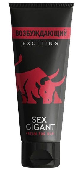 возбуждающий крем для мужчин sex gigant exciting - 80 мл. от магазина «Зона Белья»