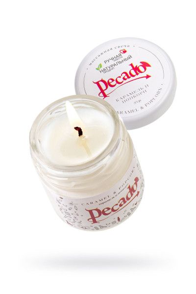 массажная свеча caramel & popcorn - 35 мл. от магазина «Зона Белья»