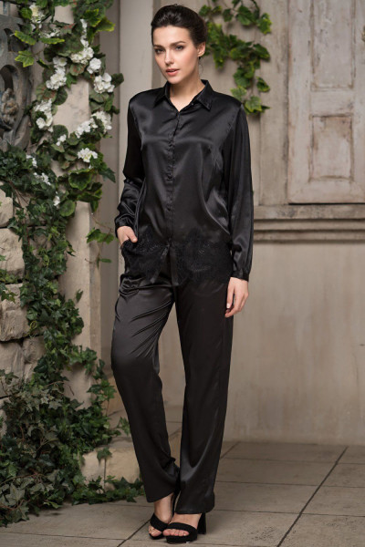 комплект брючный afrodita 2166 черный от магазина «Зона Белья»