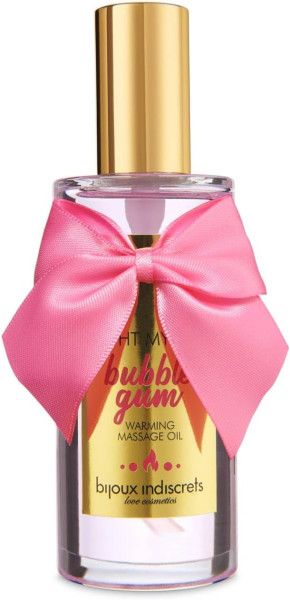 разогревающее массажное масло light my fire bubble gum с ароматом бабл-гам - 100 мл. от магазина «Зона Белья»