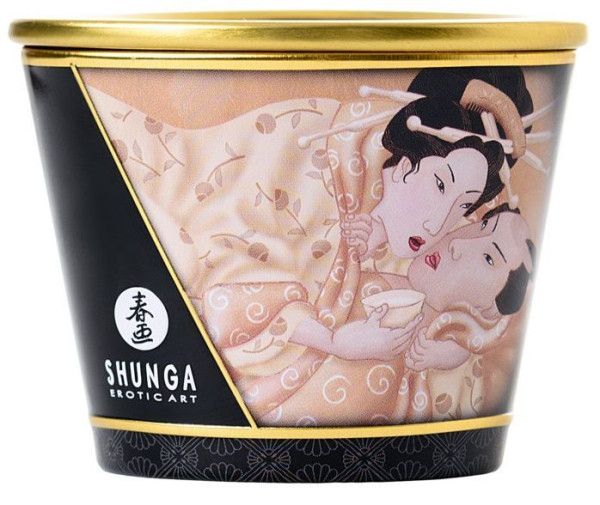 массажная свеча vanilla fetish с ароматом ванили - 170 мл. от магазина «Зона Белья»