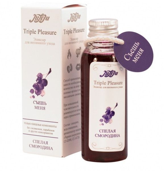 эликсир triple pleasure «спелая смородина» - 65 гр. от магазина «Зона Белья»