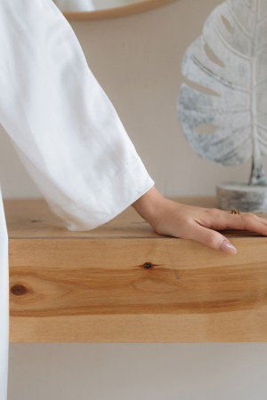 халат 7240 короткий с боа бело-молочный купить по доступной цене в интернет-магазине Zonabelya.ru! 