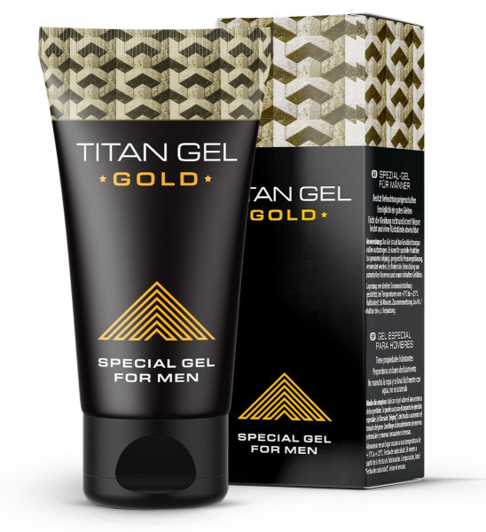 гель для увеличения члена titan gel gold tantra - 50 мл. от магазина «Зона Белья»