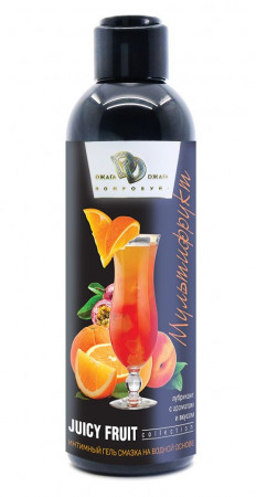 интимный гель на водной основе juicy fruit с ароматом фруктов - 200 мл. купить по доступной цене в интернет-магазине Zonabelya.ru! 