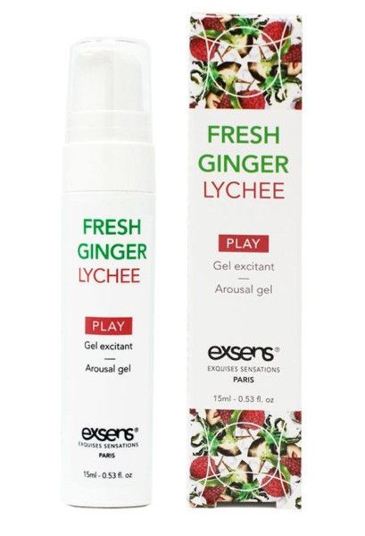 возбуждающий гель fresh ginger lychee arousal gel - 15 мл. от магазина «Зона Белья»