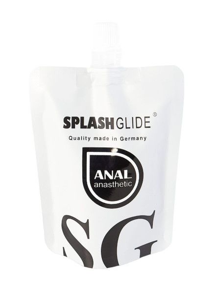 анальный лубрикант на водной основе splashglide anal anesthetic - 100 мл. от магазина «Зона Белья»