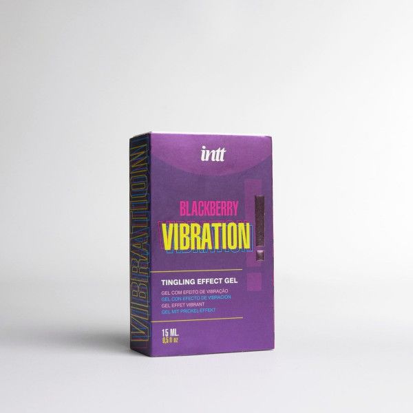 стимулирующий гель с эффектом вибрации blackberry vibration - 15 мл. от магазина «Зона Белья»