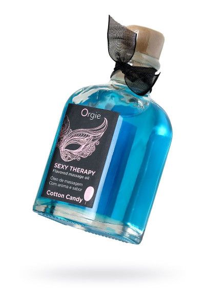 массажное масло orgie lips massage со вкусом сахарной ваты - 100 мл. от магазина «Зона Белья»