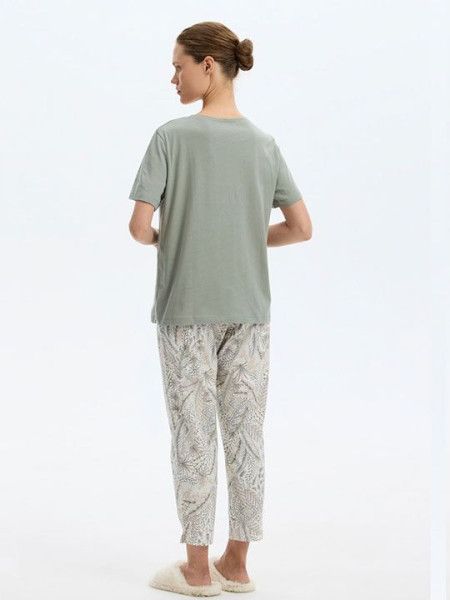 №е20217 пижама с брюками "роскошный сад" от магазина «Зона Белья»