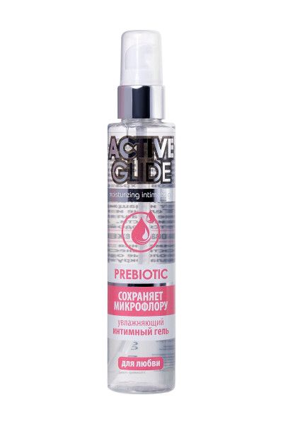 увлажняющий интимный гель active glide prebiotic - 100 гр. от магазина «Зона Белья»