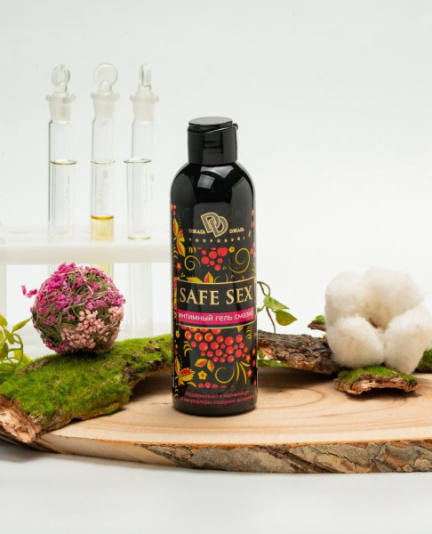 интимный гель-смазка на водной основе save sex - 200 мл. от магазина «Зона Белья»