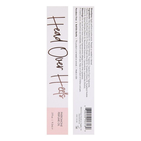 парфюмерное масло с феромонами head over heels с фруктово-цветочным ароматом - 9,2 мл. от магазина «Зона Белья»
