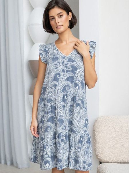 №1974 Платье домашнее "Pacific Ocean"