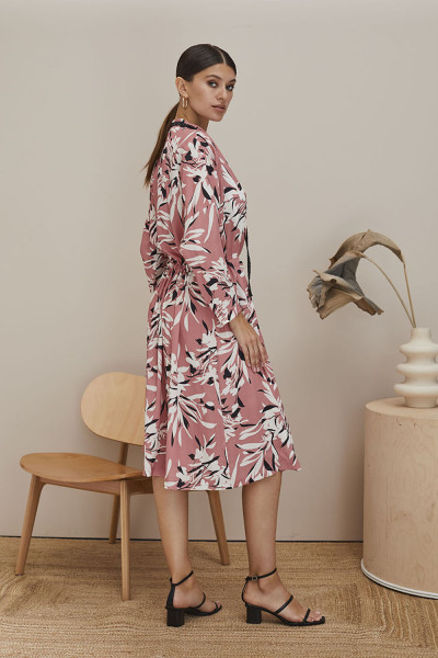 платье 61697-2 цветочный принт от магазина «Зона Белья»