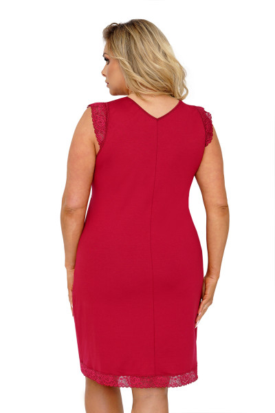 сорочка vera plus nightdress burgundy от магазина «Зона Белья»