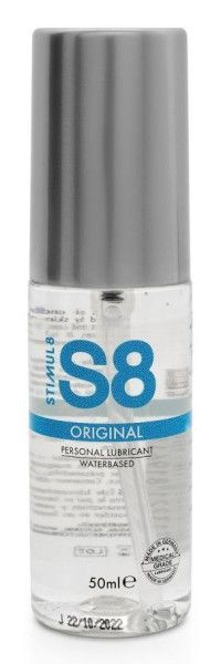 универсальный лубрикант на водной основе s8 original lube - 50 мл. от магазина «Зона Белья»