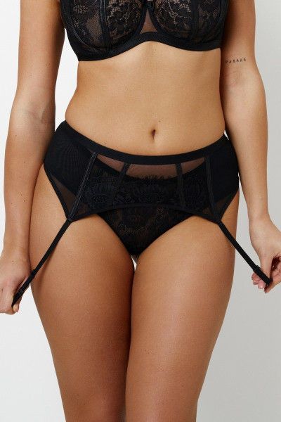 aida black пояс для чулок от магазина «Зона Белья»